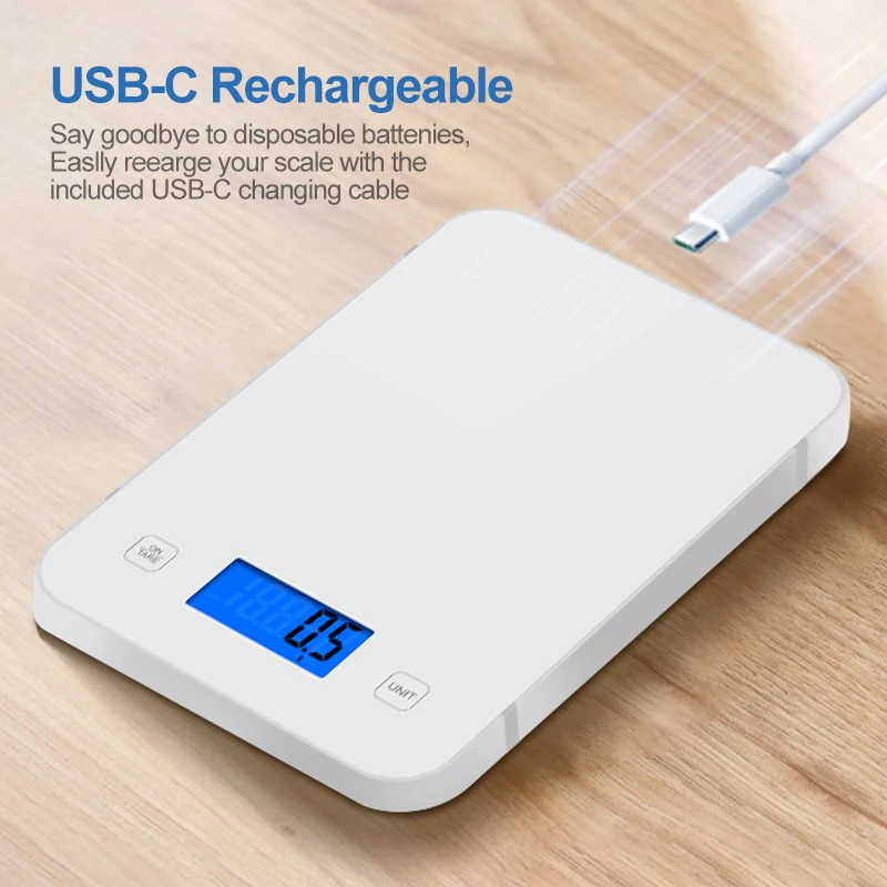 New Design 15kg Kitchen Scales Food Diet Kitchen Digital Scale With Tempered Glass Panel