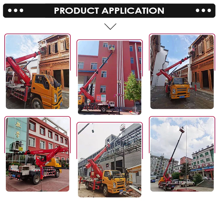 28m height overhead working truck high altitude operation truck with hydraulic lift aerial platform Truck