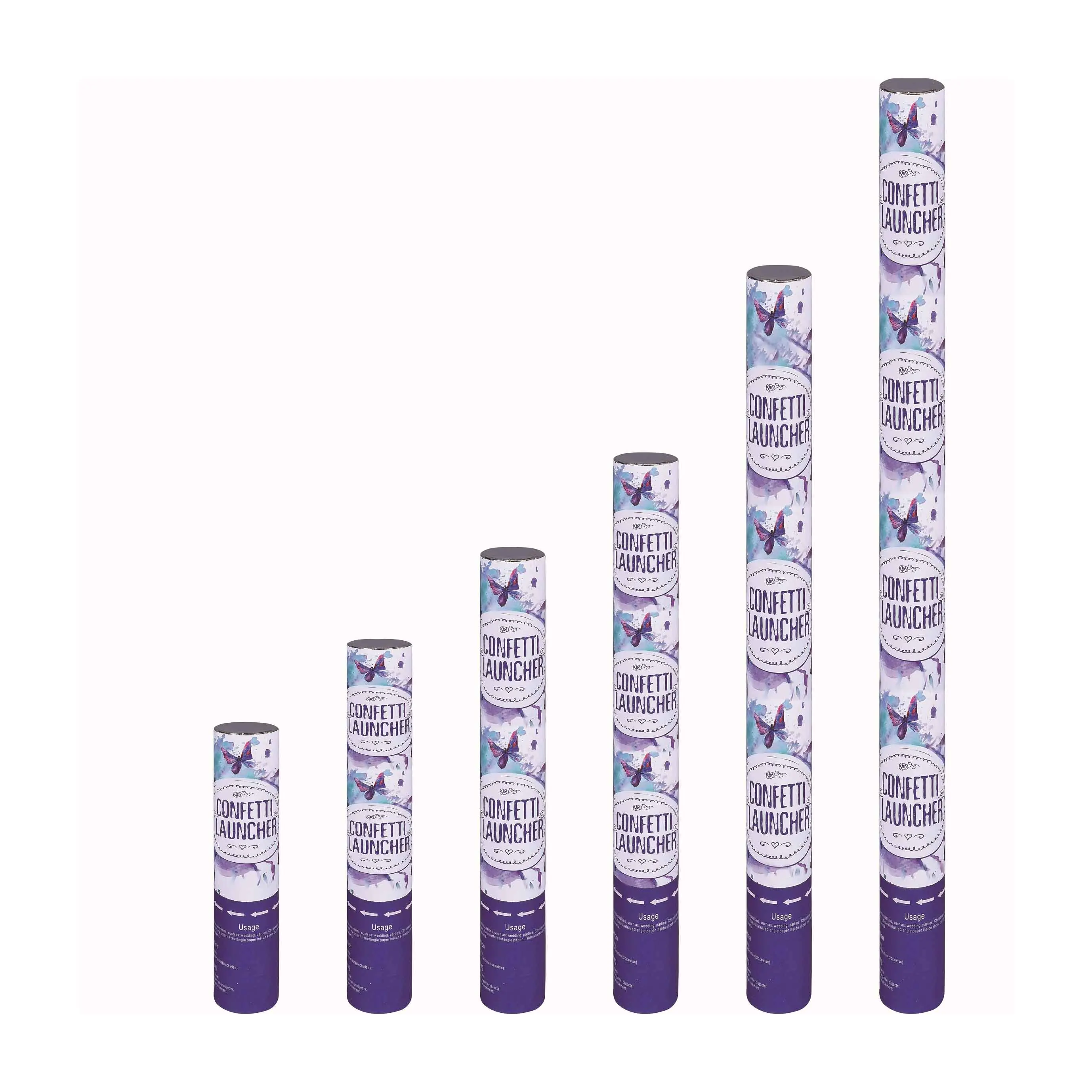 Special Birthday Party Supplies poppers confetti cannons for Wedding Cylinder Printing Event & Party Without Fire Popper
