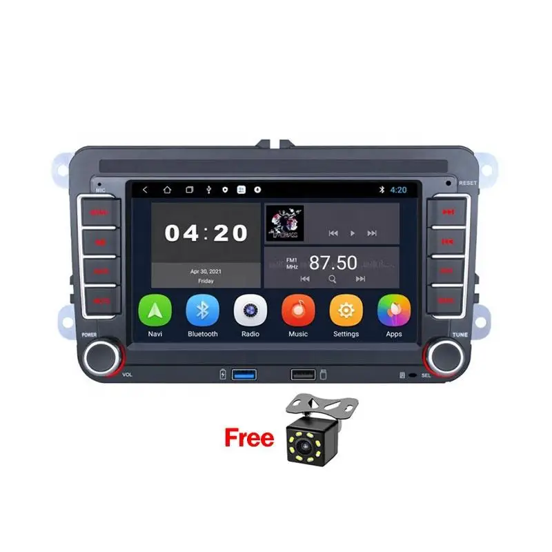 IPS 7 inch car radio 1+16GB GPS Carplay Android Video for VW Passat MK5 MK6 Jetta Golf Polo