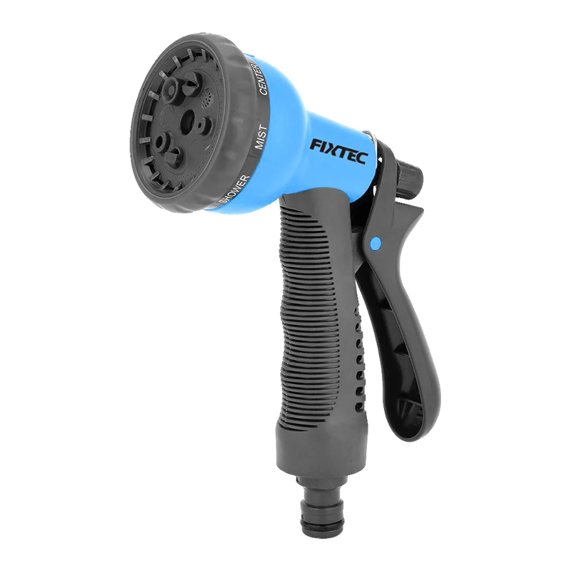 FIXTEC Portable Spray Gun Machine with 8 Selectable Patterns Full/Angle/Shower/Mist/Center/Flat/Cone/Soaker