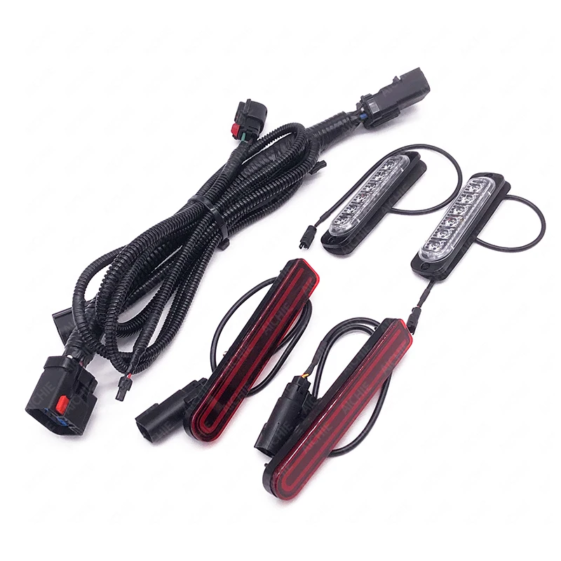 Custom Automotive LED Light Wire Harness Loom Kit