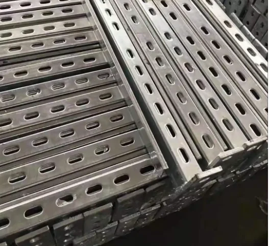 Zinc aluminum Magnesium standard sizes u channel steel abrazaderas unistrut c purlins galvanized