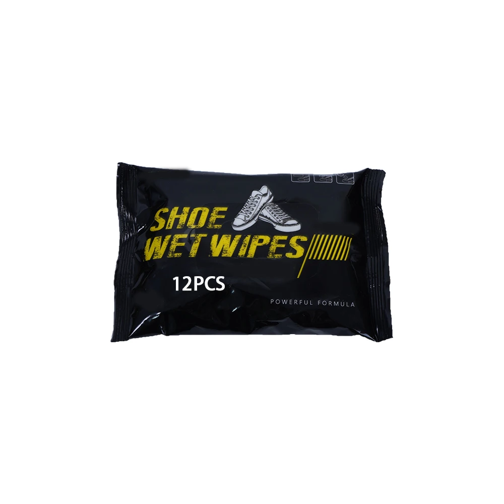 Twowell Sneaker Wipes Individually Wrapped Disposable Shoes Care Wipes Leather Rubber Removes Dirt Wet Shoe Wipes
