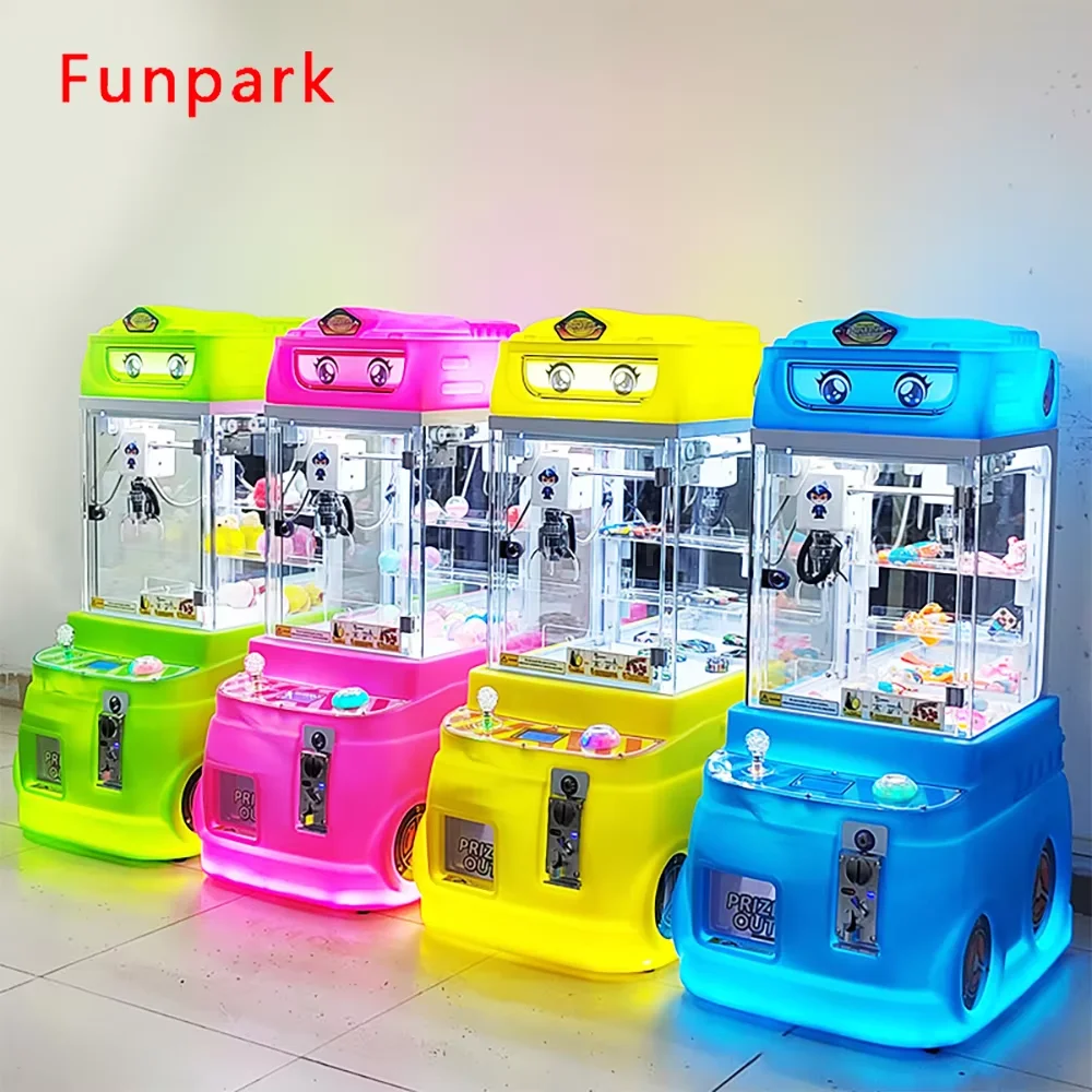 Funpark High-Quality 220V Mini Claw Crane Arcade Machine Coin Operated Plush & Metal Games for Amusement Game Center