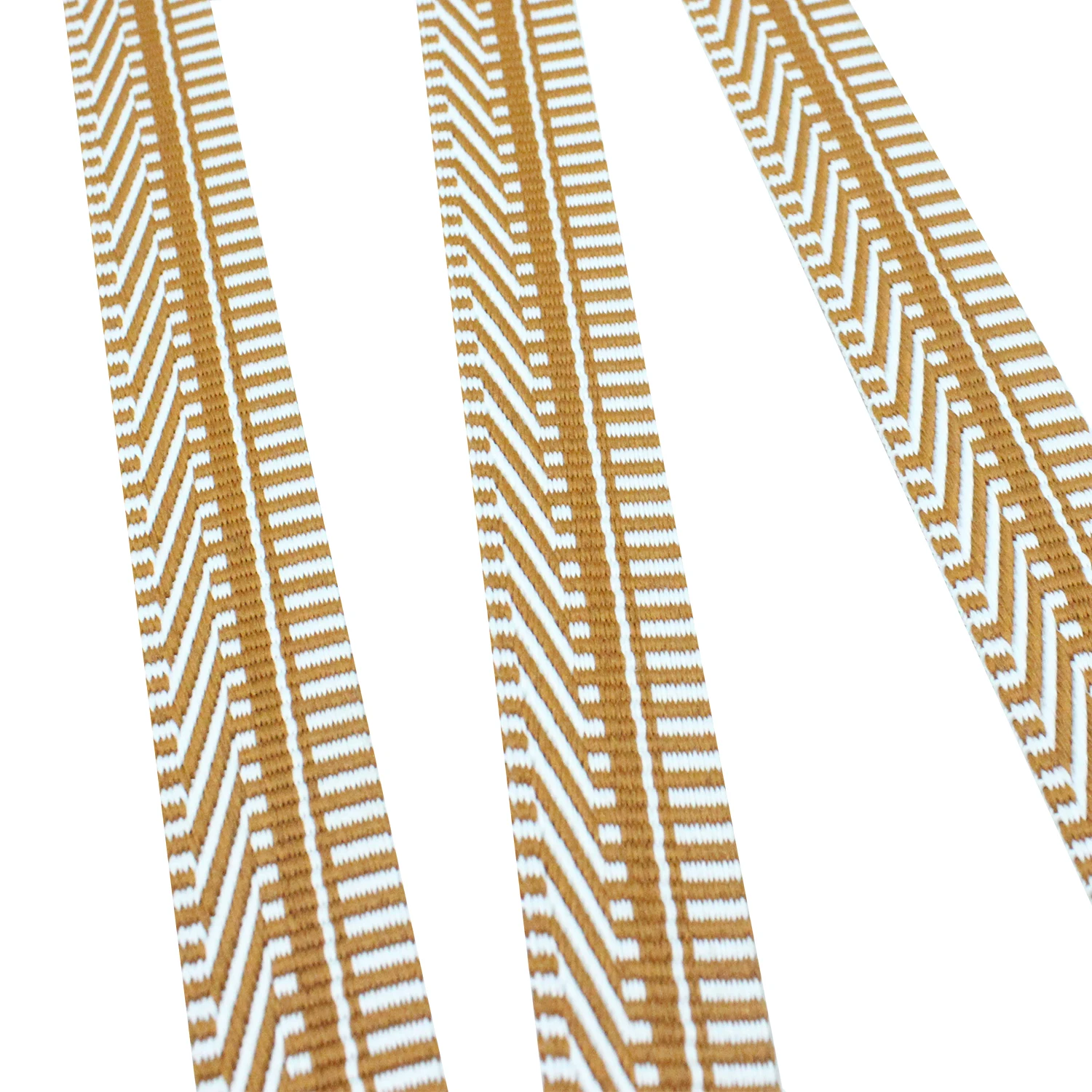 Factory customized Accept ODM OEM Khaki intercolored100% polyester 38mm jacquard colorfu webbing tape