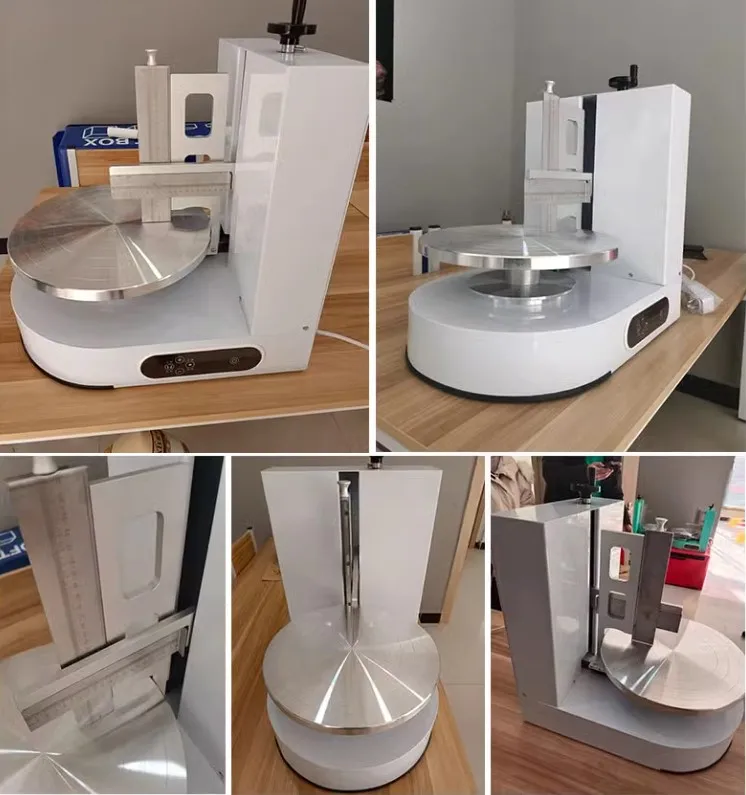 Birthday Cake Cream Daubing Machine/ Wedding Cake Decorating Machine/ Crepes Layer Cake Smearing Coating Machine