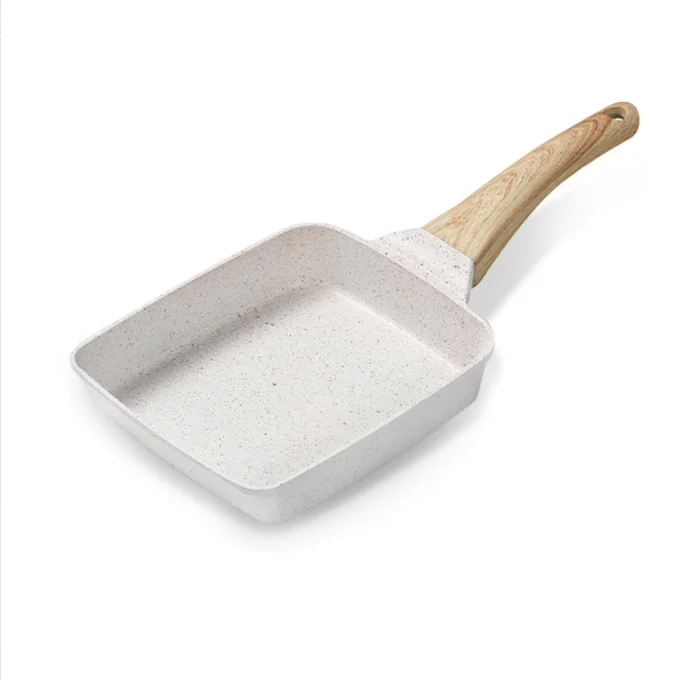 Non-Stick Coating Japanese Omelette Rectangle Maker Frying Pan with Anti Scalding Handle, Gas Stove and Induction Hob