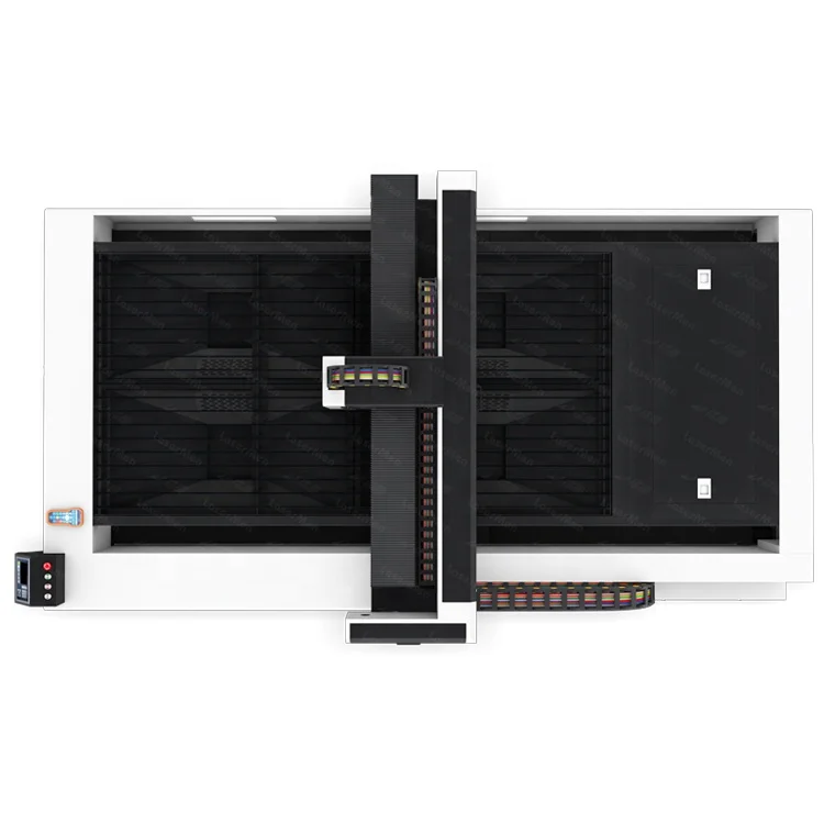 High Safety Level laser cutting machine double head a4 paper co2 mixed cnc laser cutting machine