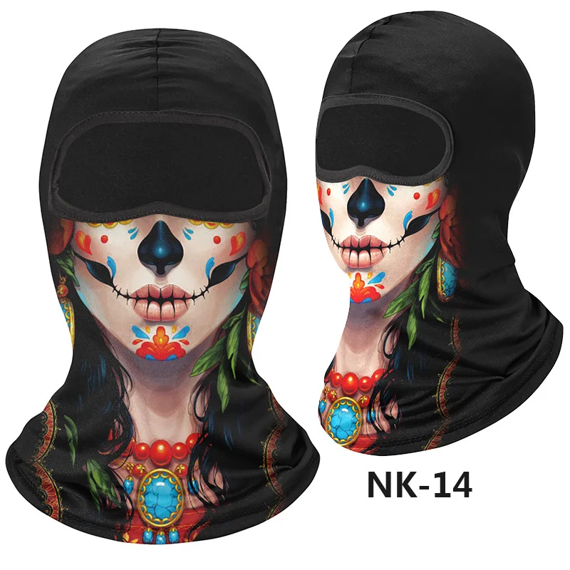 JX Hot Selling Custom Logo Summer Sunscreen Breathable Cycling Motorcycle Helmet   Full Face Cover  Balaclava Mask