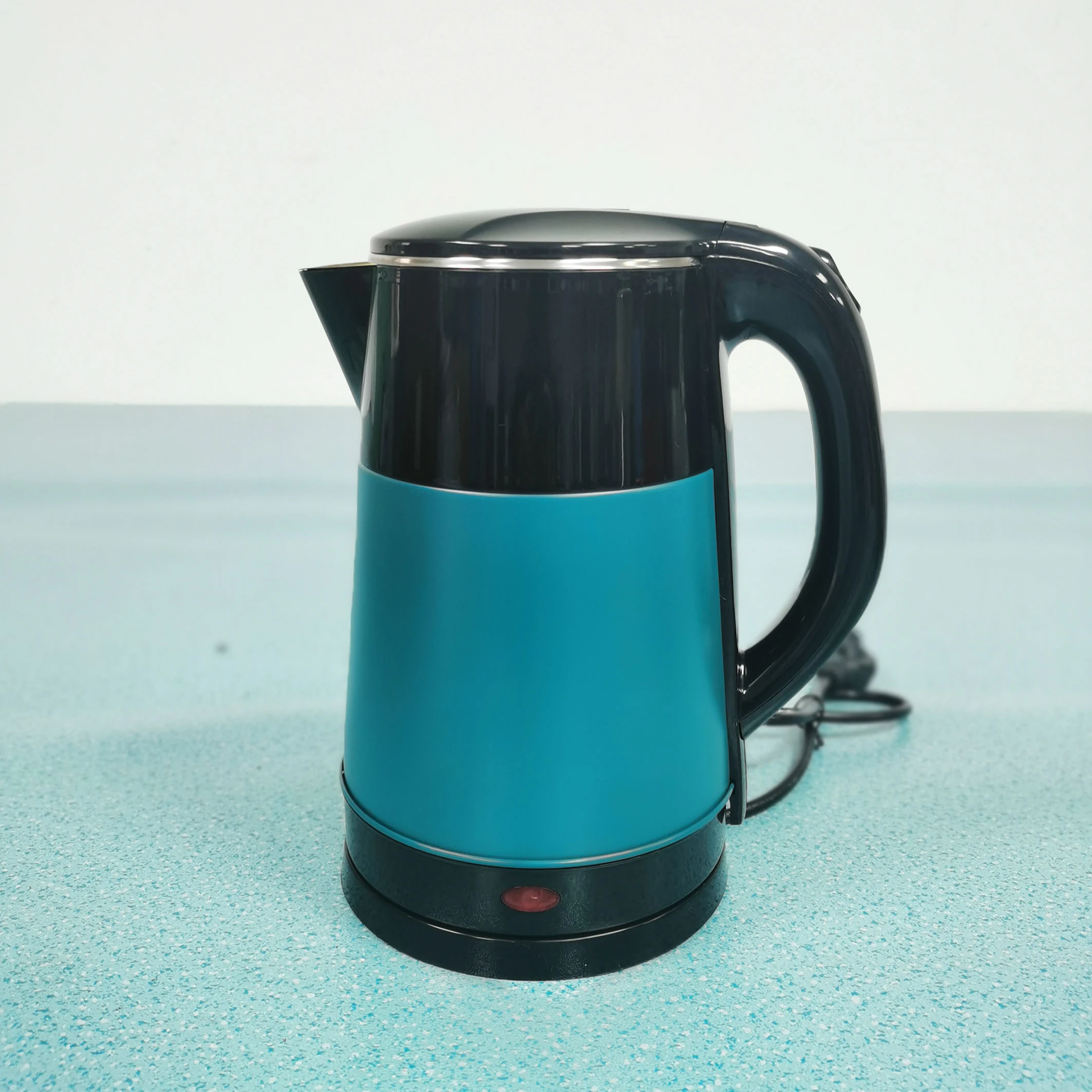 Black and green color stainless steel electric kettle with anti-dry function 2.3L