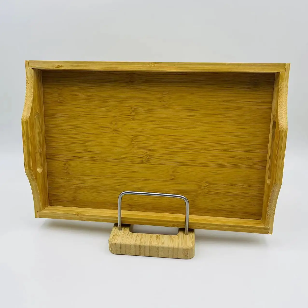 Customized Bamboo Tea Service tray Set Factory Direct Sales Natural Bamboo Sushi Dessert Display Bamboo food tray