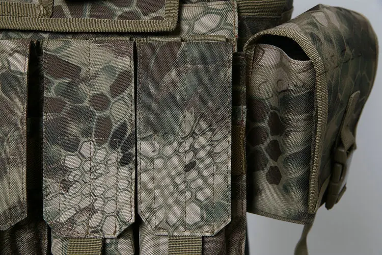 Outdoor Molle Tactical Vest with Pouches Camouflage Vest