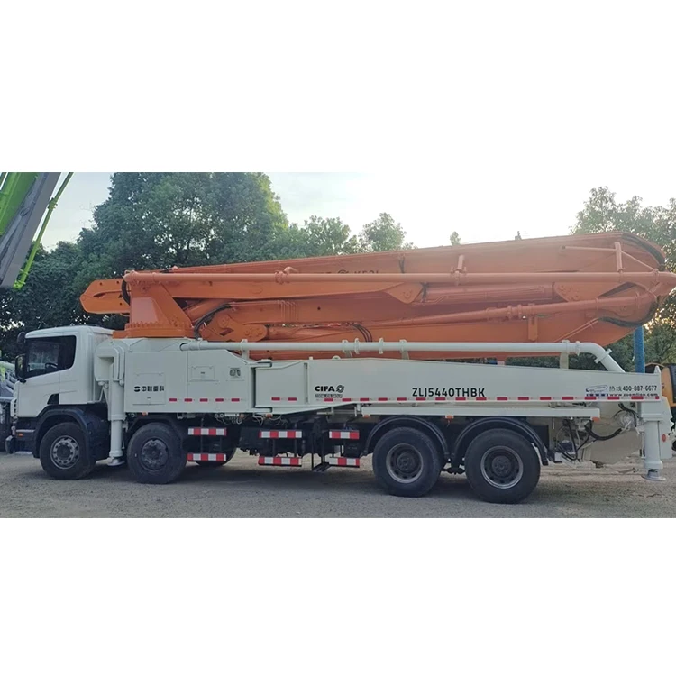 China zoomlion cifa construction concrete pumping machine cost of used concrete pump trucks for sale