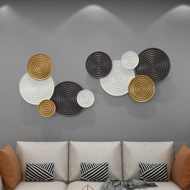 Высокое качество современные украшения в стиле Ins металлическое ремесло дизайнерские настенные декорации