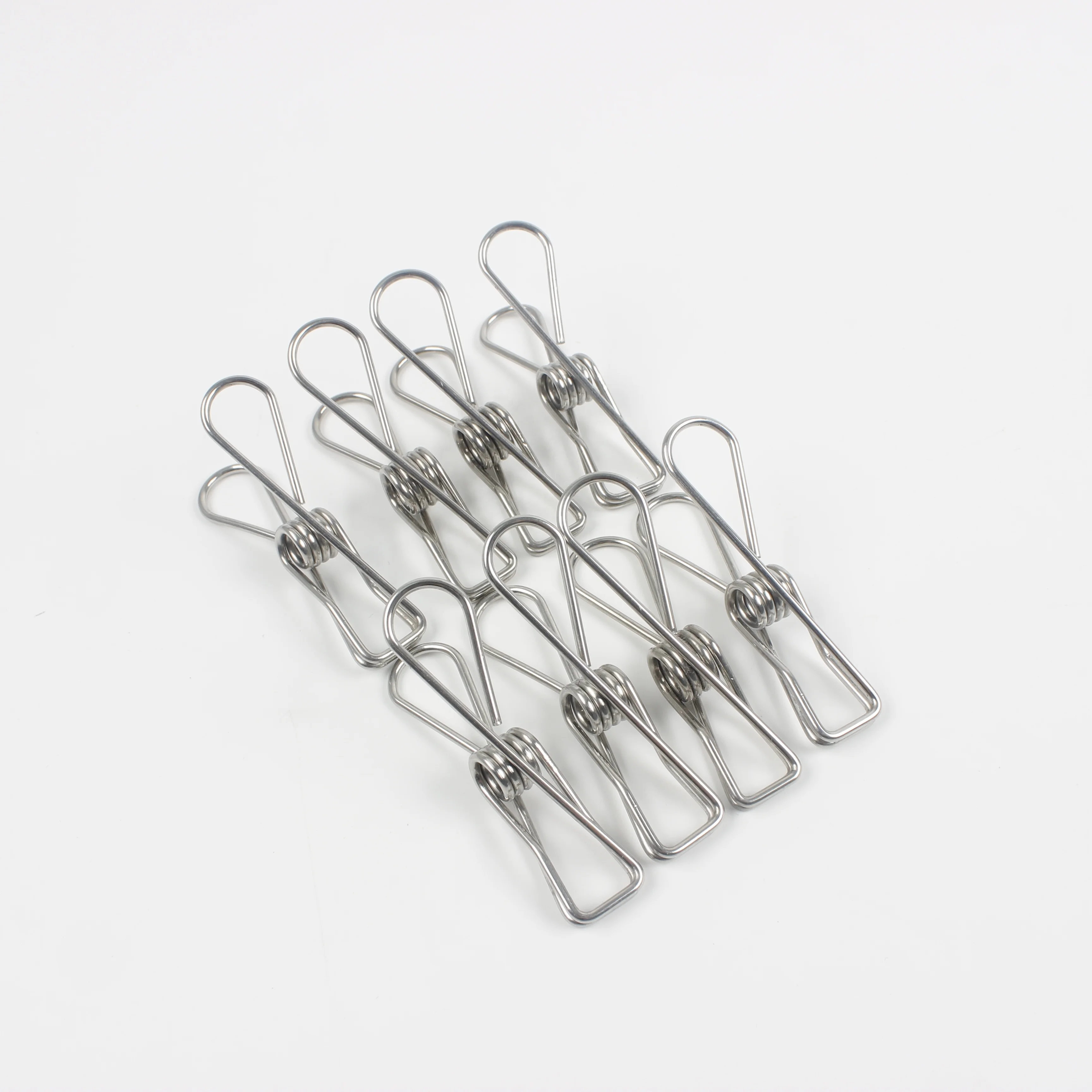 20 per pack 316 stainless steel clothes peg clothes pin in cardboard box with logo