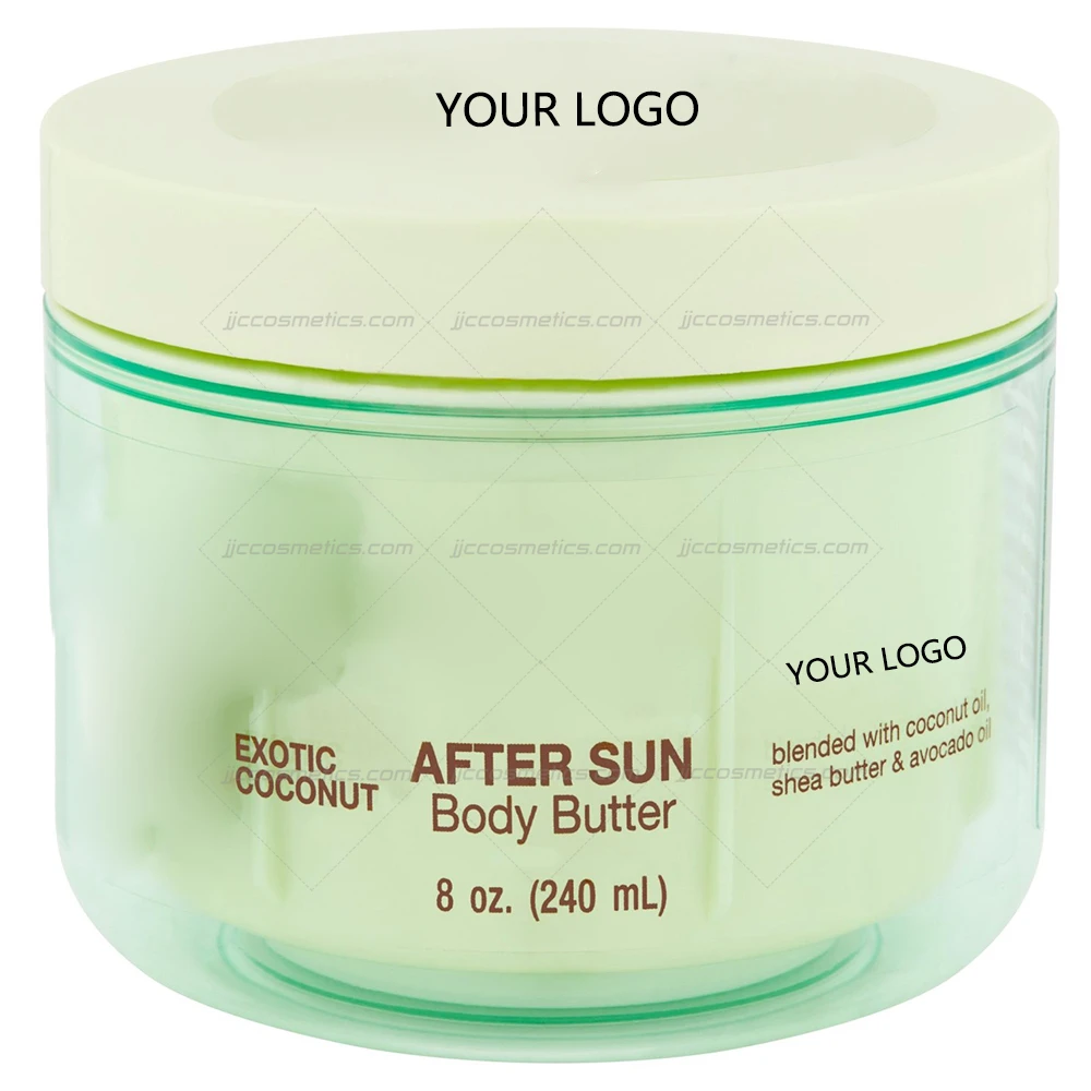 After Sun Lotion 12 hours ultra-rich Moisturizer Coconut Oil body butter wholesale,skin-loving suncare creamy body butter cream