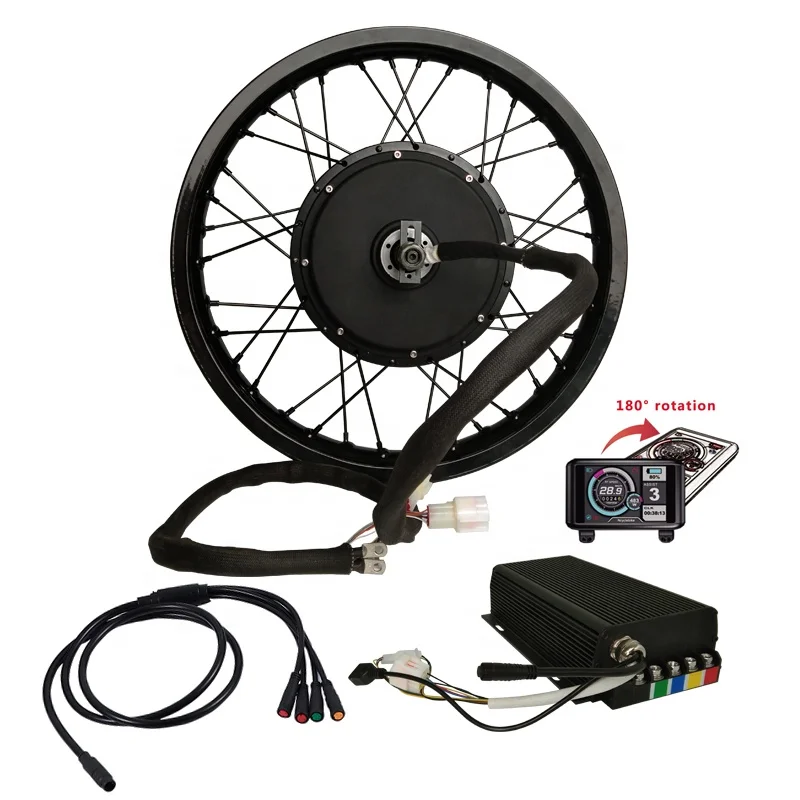 
Newest Ebike Conversion Kit 5000w with Programmable Sabvoton Controller 