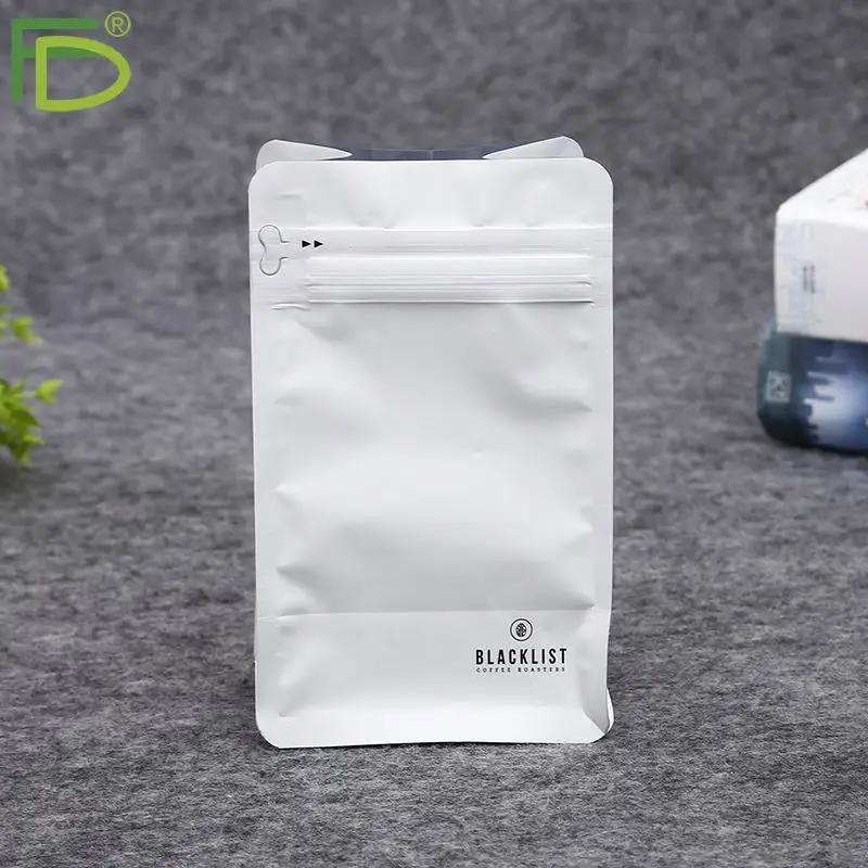High Quality Zip Lock Coffee Packaging Bag With Degassing Valve