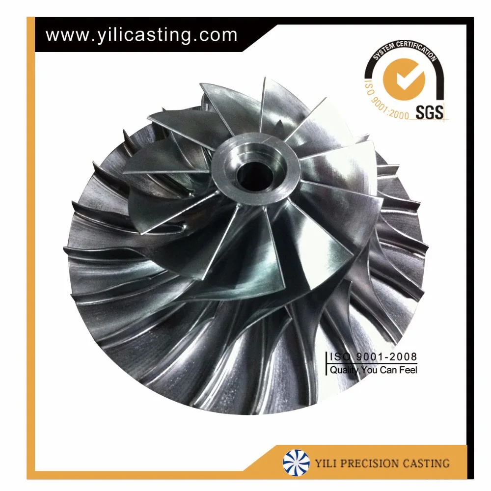 aluminium turbine impeller/wheel for locomotive