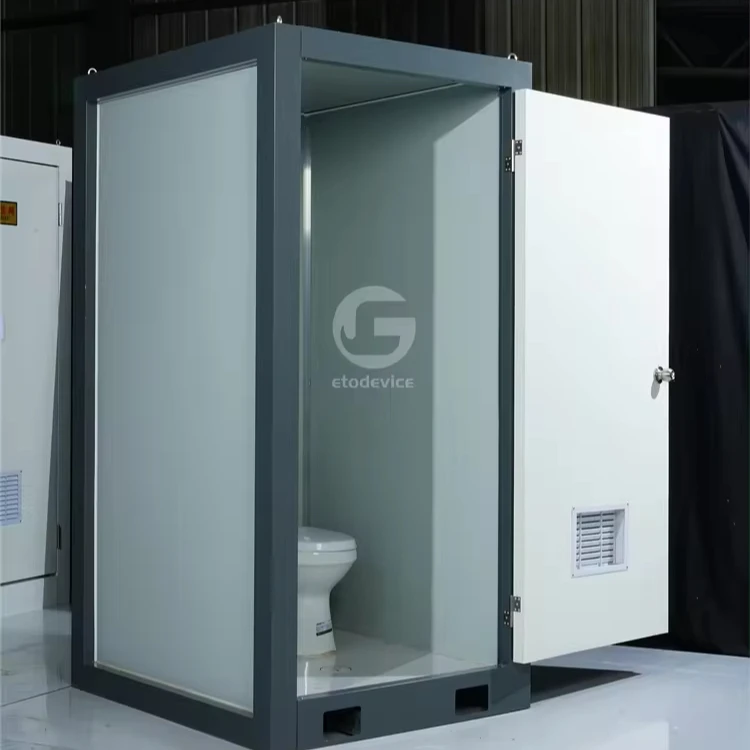 Worksite Portable Toilets Prefabricated Eco Friendly Mobile Plastic Moving Outdoor Toilets Manufacturers