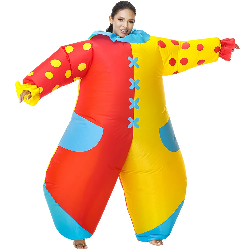 Wholesale Blow Up Funny Inflatable Costume christmas snowman mascot for Adult Kids Halloween Carnival Party Dress Up
