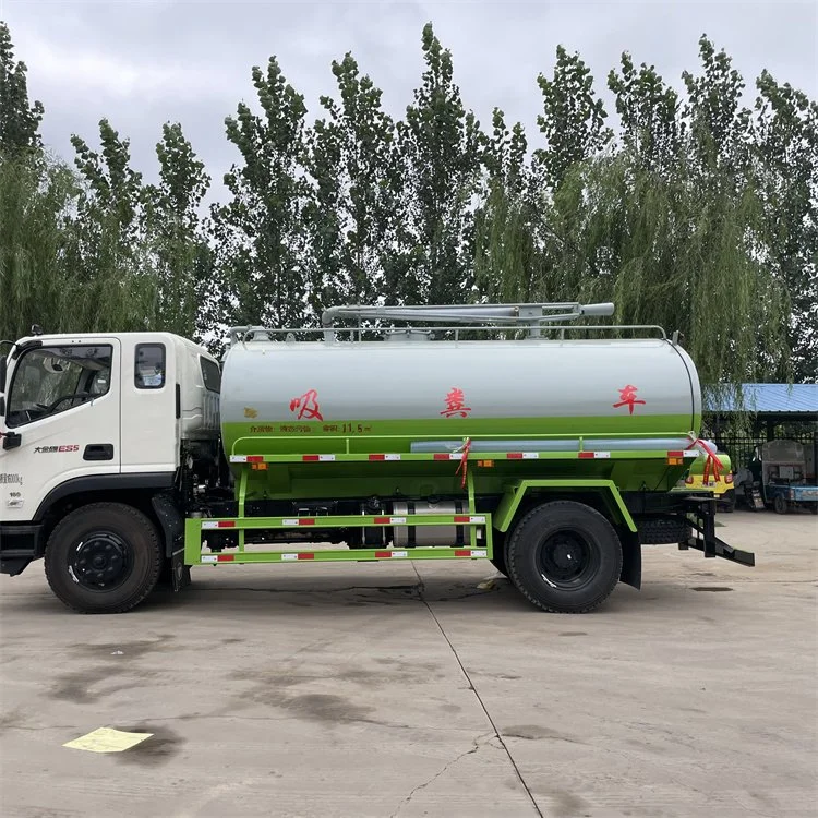 Cleaning and dredging vehicle, urban pipeline cleaning and dredging factory, biogas slurry and sludge cleaning and suction truck