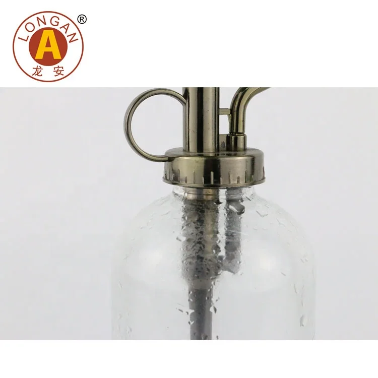 
Factory Hot Sale 250Ml Glass Small Manual Garden Sprayer Pump Pressure Bottle With Plastic Spary Pump Watering Can 