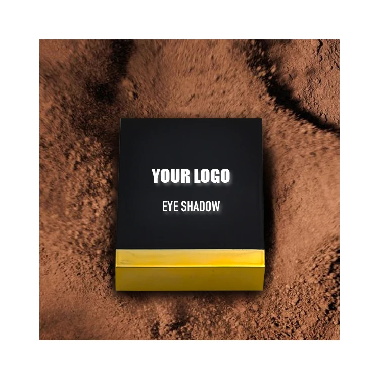 Hotsale 4-Color Square Flash Eyeshadow Tray Custom Private Label Makeup Shimmer Cosmetics for All Skin Tone Powder Eye Makeup