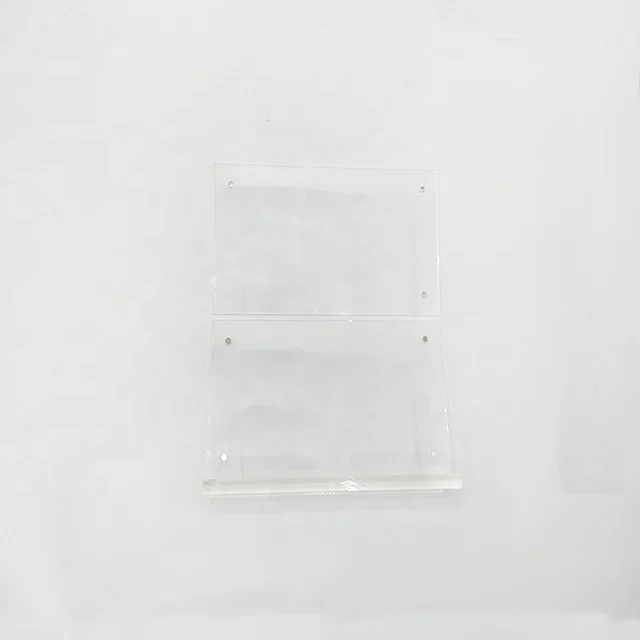 New product A5 Acrylic  Holder polymethyl methacrylate menu display rack for bar and restaurant