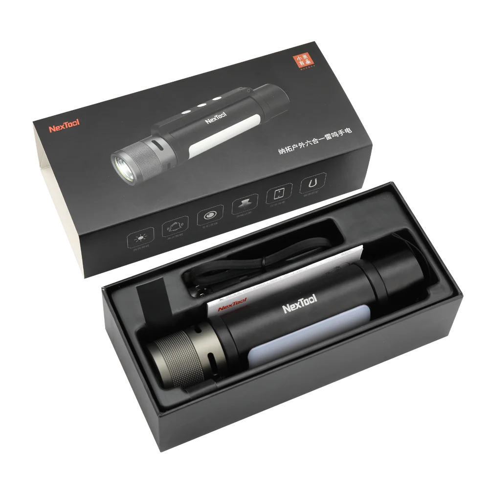 Nextool NE20030 Rechargeable Flashlight SOS Multi Functional Camping Emergency Torch With Beep Voice