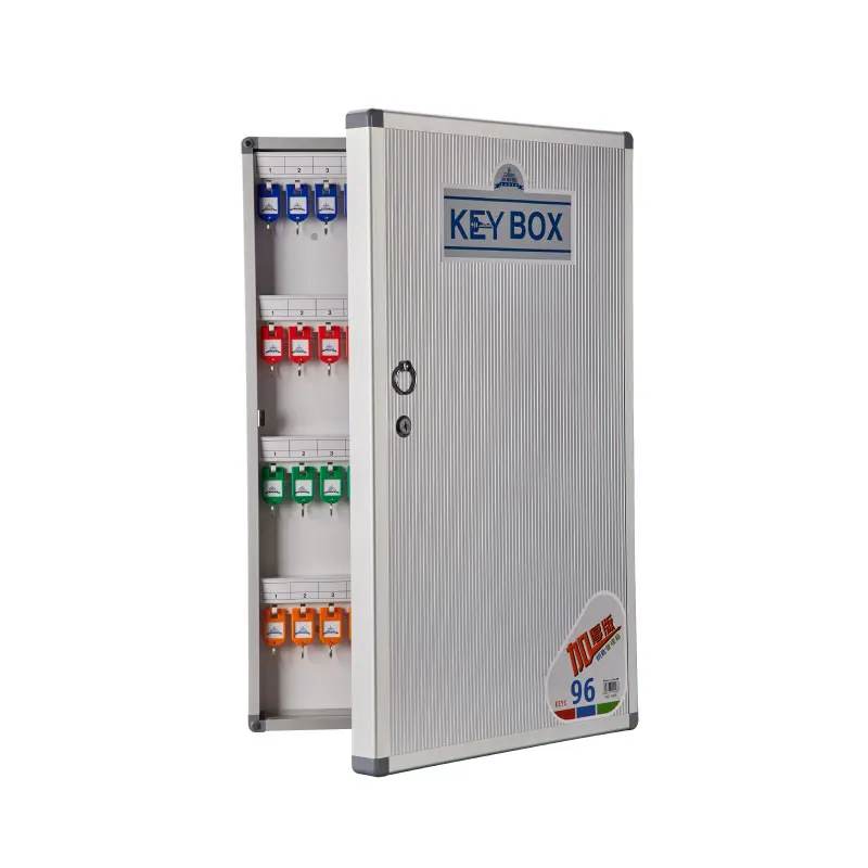 OEM Home Metal Key Holder Safe Box Aluminum Alloy Key Box Storage Cabinet 96 Keys