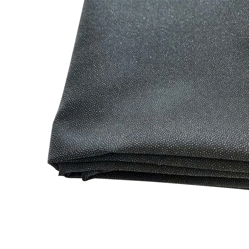 30D 50D 75D микро-точка, гидроплановая саржа, полиэфирная фьюзированная плетеная ткань, плавкий прокладочный материал