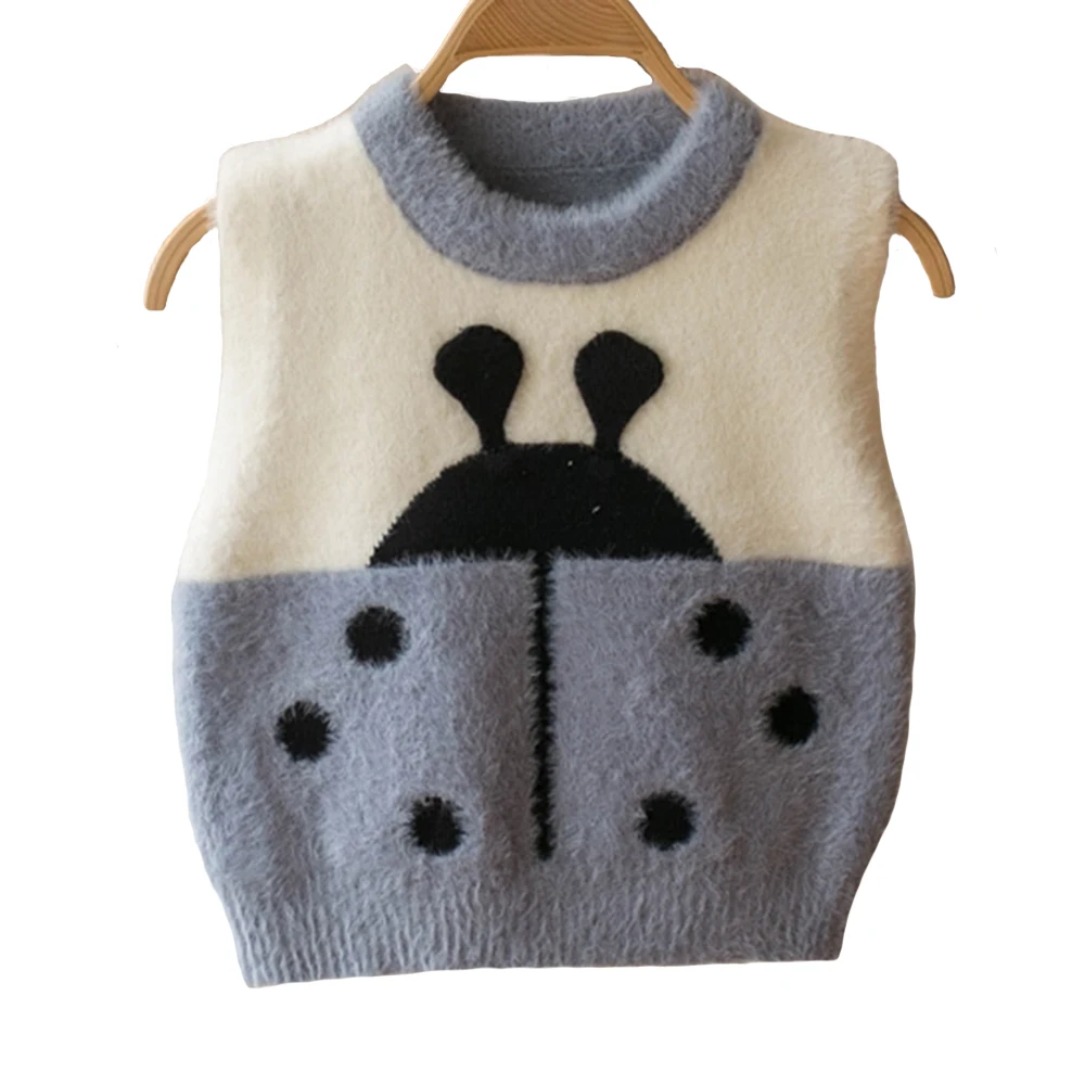 
Wholesale children sweater vest knit baby vest comfortable waistcoat 