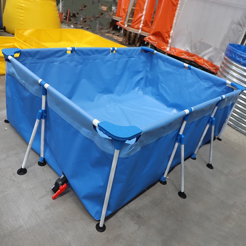 Portable waterproof tarpaulin pvc inflatable large outdoor family inflatable swimming pool for adults