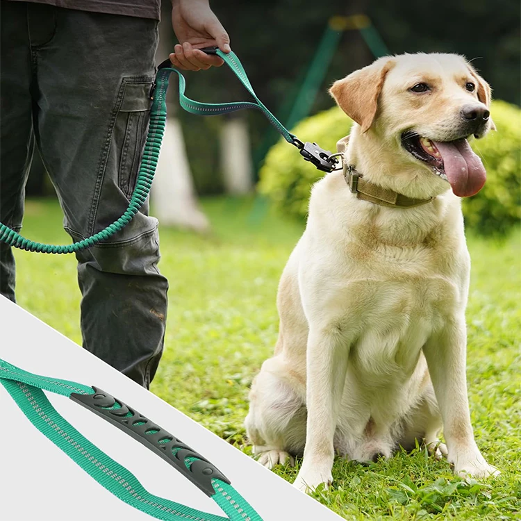 QQgift custom luxury Tactical Dog Collar and Leash Set with Quick Release Buckle Adjustable Training Dog Collar with Handle