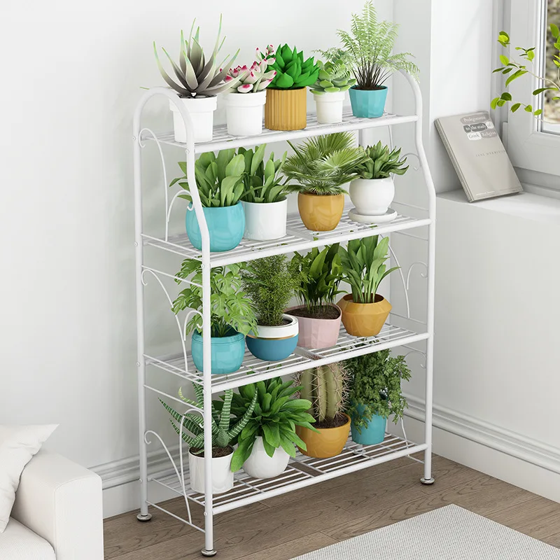 Large Garden Raised Bed Planter Box Frame Metal Rack with Plastic rooster flower pot