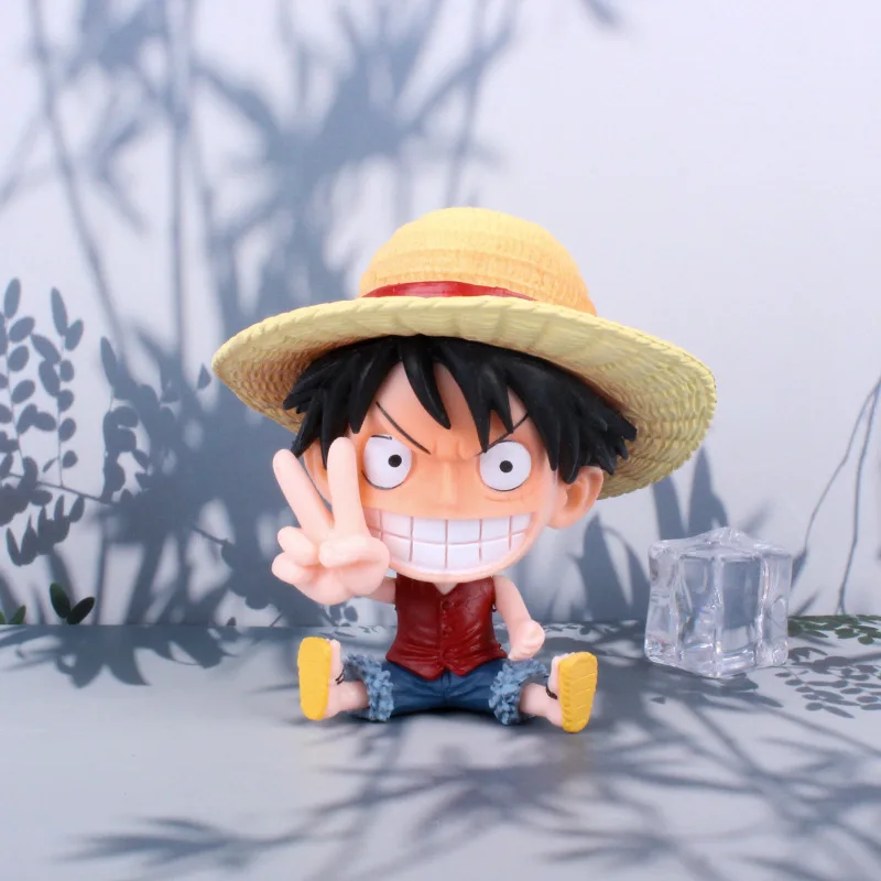 One Pieced Zoro Luffy Sanji Anime Figure Ver. Robin Nami Brook Chopper Childhood PVC Kawaii Figures OP Ace RANKY Usopp