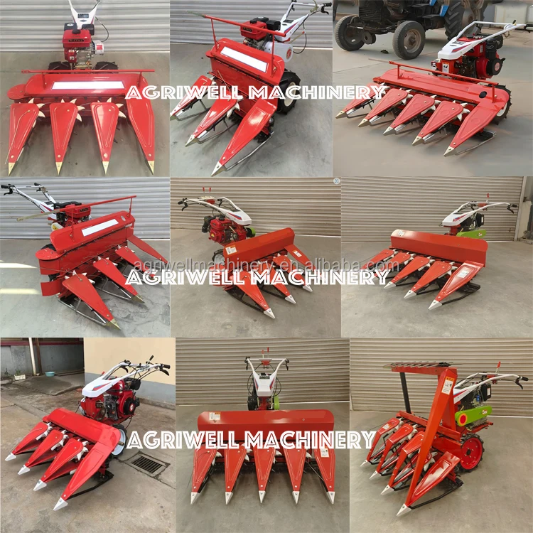 Mini Rice Soybean Barley Reaper Harvester Machine Farm Use Corn Grass Grain Harvesters with Engine Core Component