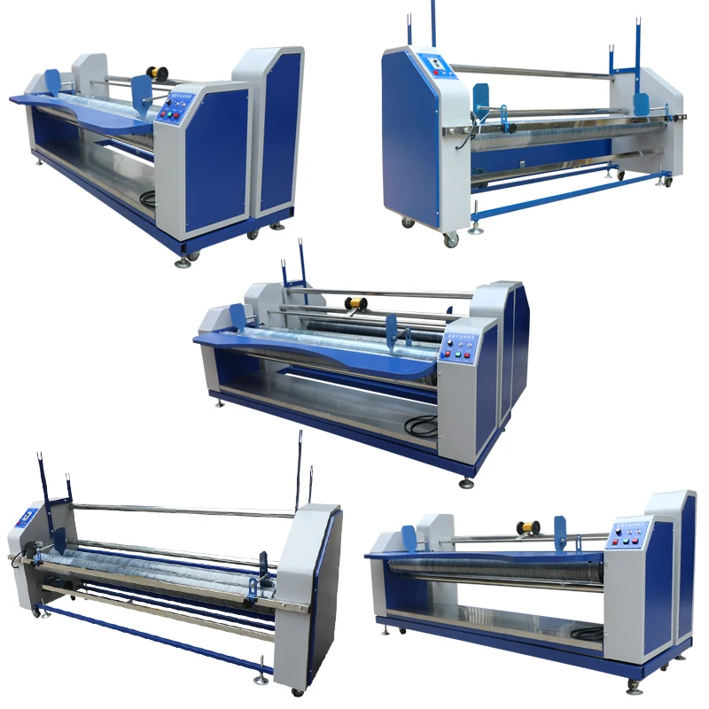Knit Woven Fabric Rolling Machine With Automatic Edge Alignment