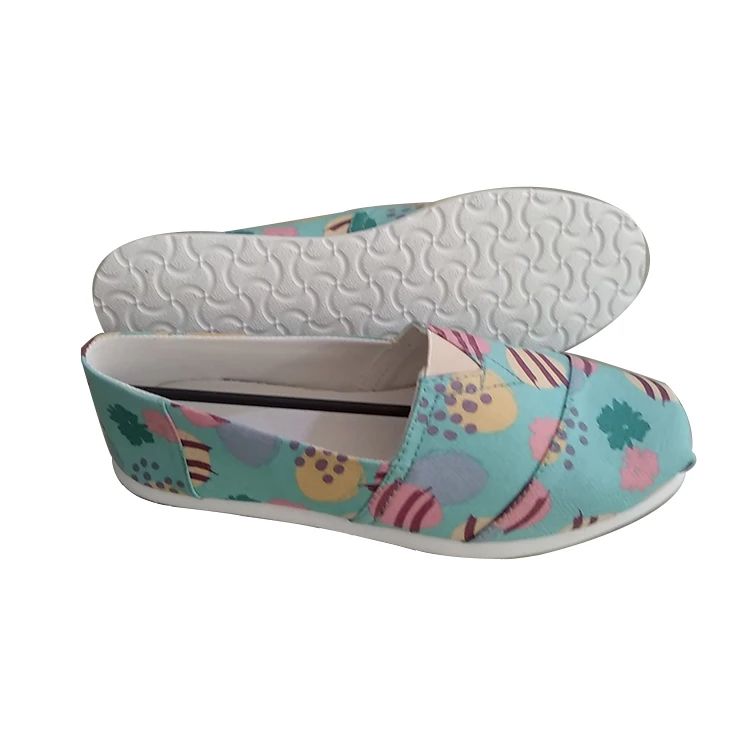 
Loafer Flat Upper New Design Hot On Wholesale Canvas Casual Cheap Espadrille Shoes For Woman 