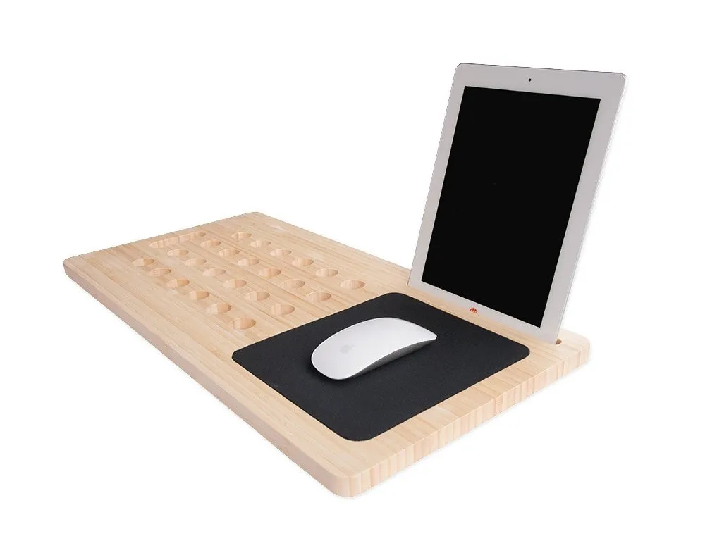 Eco-Friendly Lap Desk Laptop Lap Tray with Mouse Pad Mat