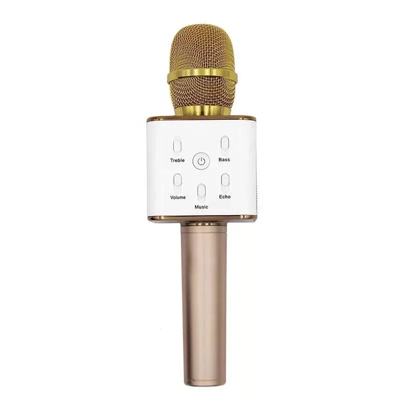 
Factory Stock Q7 Q9 WS858 WS1816 Q5 H8 LED Light Mini Portable Bluetooths Wireless karaoke Microphone Speaker for Teacher 