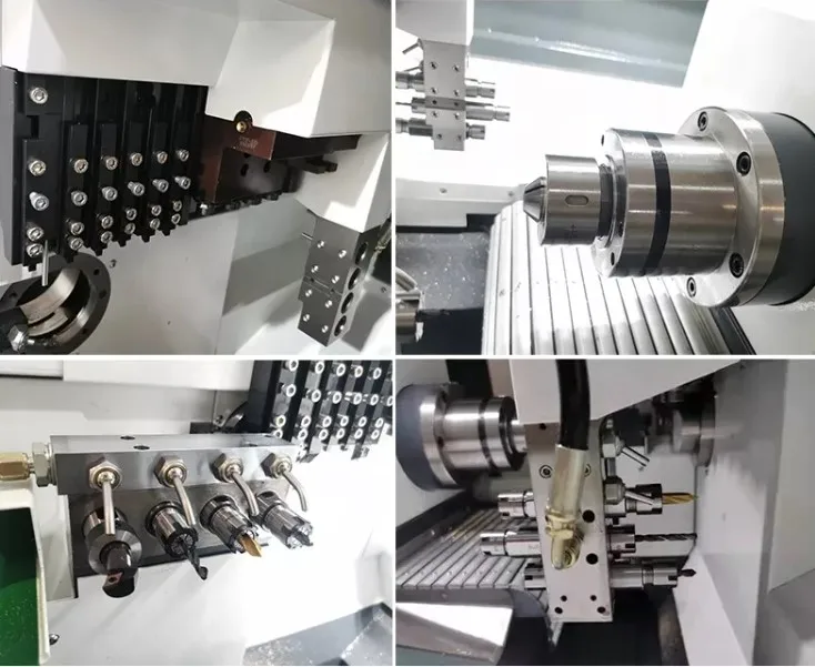 High Quality Dual Spindle Swiss Lathe Swiss Type 5 Axis Cnc Lathe