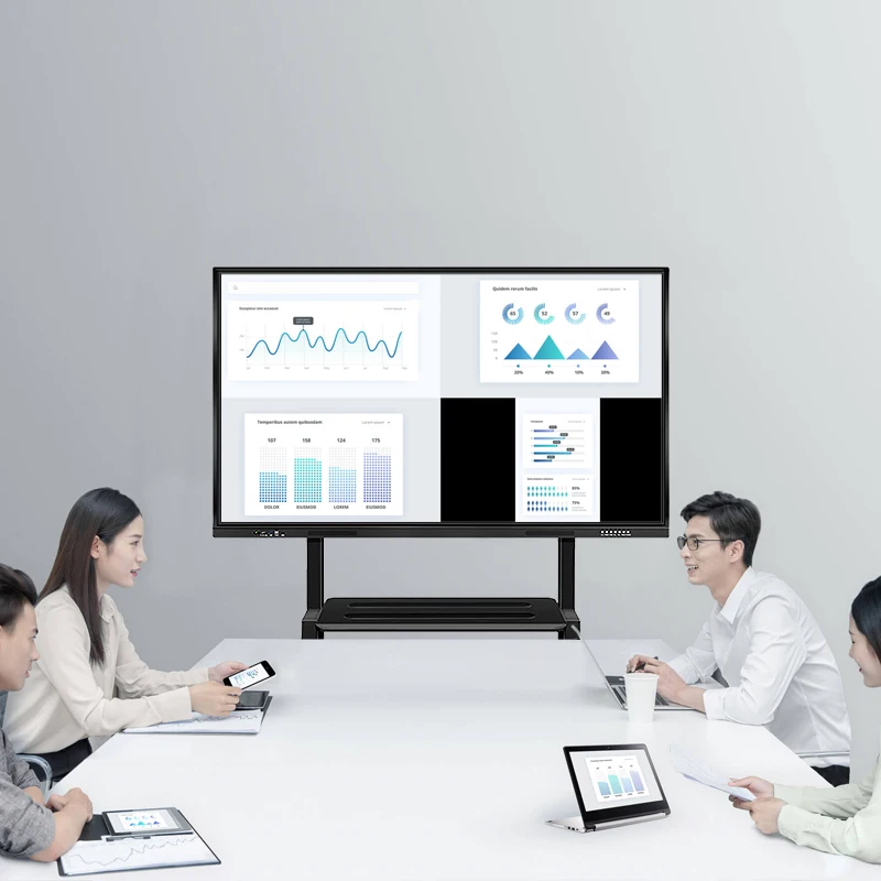 55/65/75/85/86/98/110 Inch Intelligent Smart Interactive Monitor Touch Screen Digital Whiteboard Kit for School Meeting