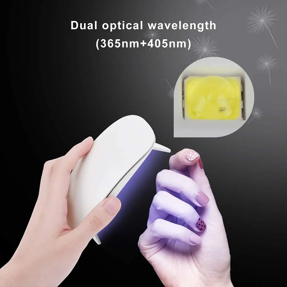 Custom logo led nail mini lamp mini nail lamp 42w mini led nail lamp
