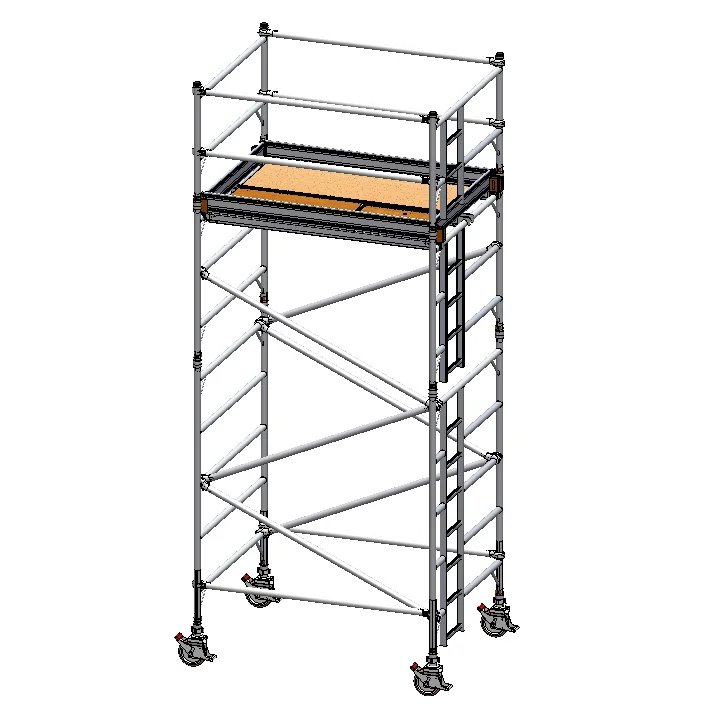 Anniversary 7m EN1004 certification scaffold stairs movable scaffolding system folding work platform