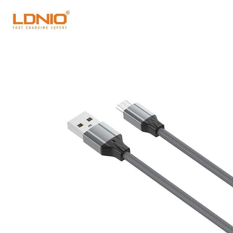 LDNIO LS441 1m Micro Iphone Тип C Usb кабель для передачи данных Синхронизация быстрое зарядное устройство зарядный мобильного телефона