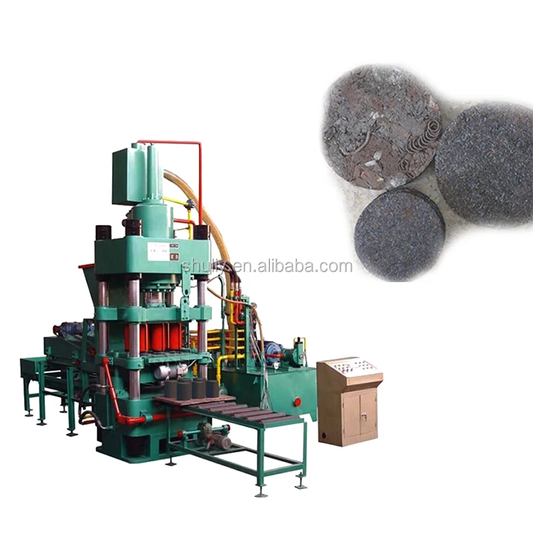 machine manufacturers metal chips scrap briquette press machine