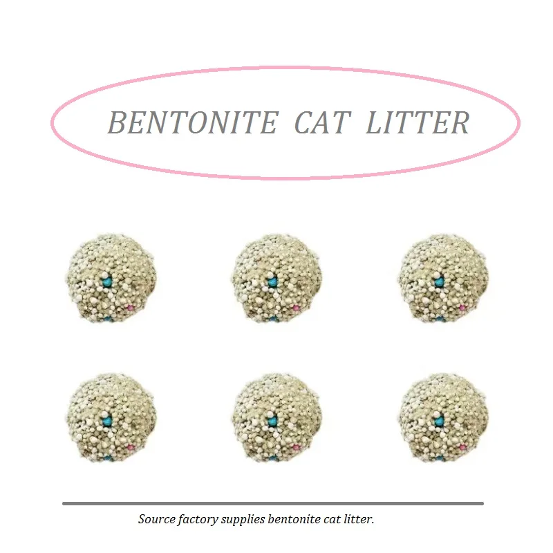 High quality cheap bentonite cat litter water absorption deodorization